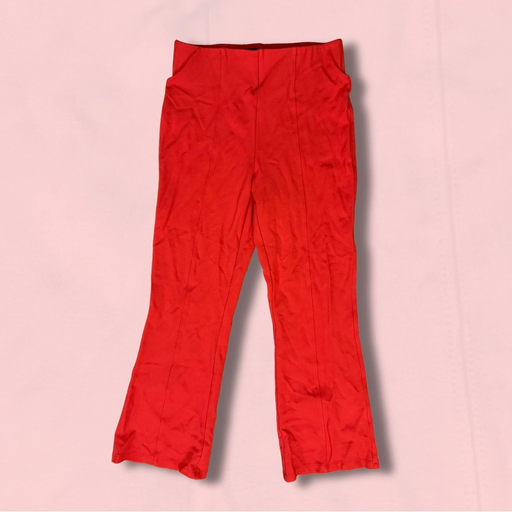 Old Navy Bold Red Stevie Flare Pants